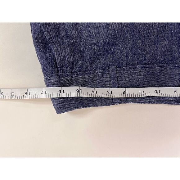 Ann Taylor Loft Womens Flat Front Flared Leg Trouser Dress Pants Blue Size 10 - Picture 5 of 9